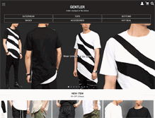 Tablet Screenshot of gentlershop.com